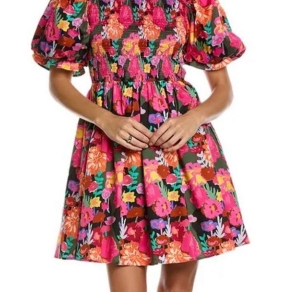 CROSBY by Mollie Burch Puff-Sleeve Dress